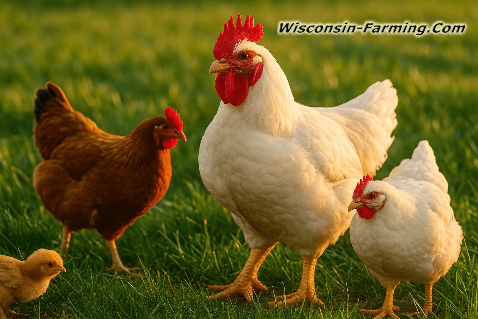Wisconsin Meat Production Chickens